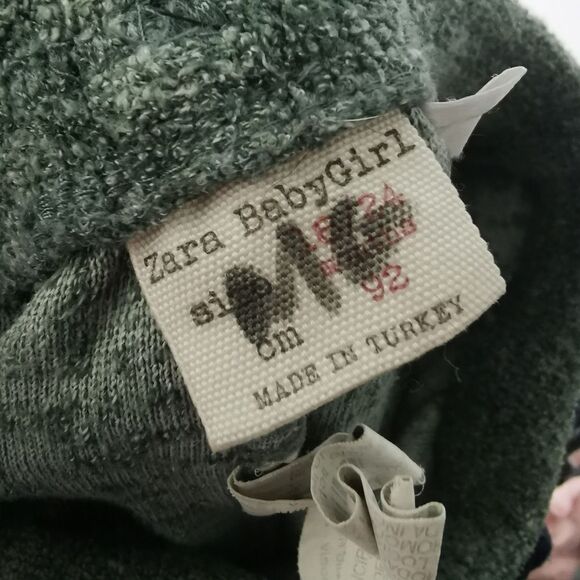 2/$15 Zara Sherpa harem pants / leggings size 18-24 m - Picture 2 of 5